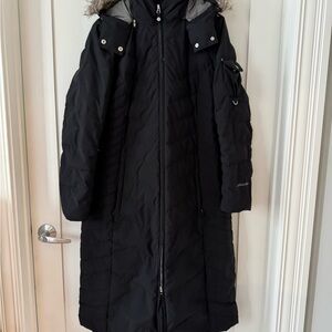 Women's Sun Valley Down Hooded Duffle Coat XL BLACK
